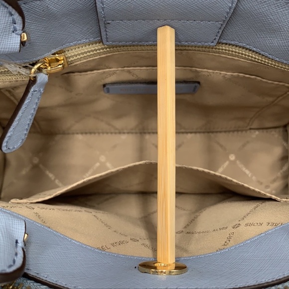 MICHAEL KORS KARLA Small EW Satchel 35T8GKGS1L   Saffiano leather - Picture 13 of 16